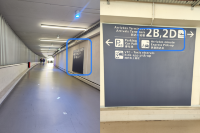 【戴高樂機場2號航站樓B區】接駁點指引
