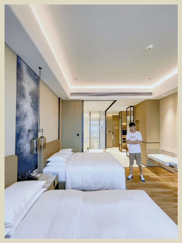 張家港旅行新中式景觀入住體驗乾淨整潔