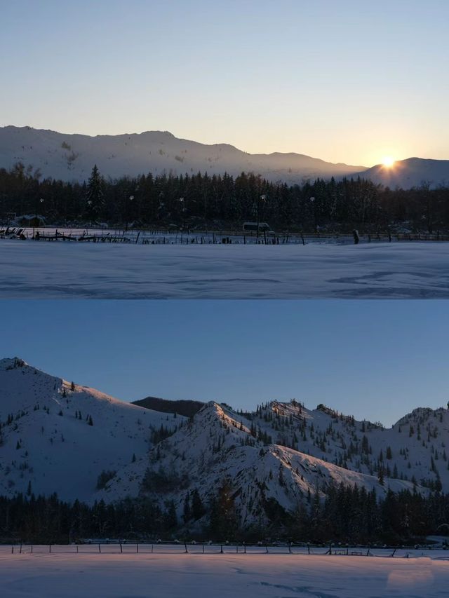 可可托海|「許久」初見雪與山