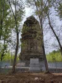 涿州•永安寺塔，少見未大修保持原樣的遼塔