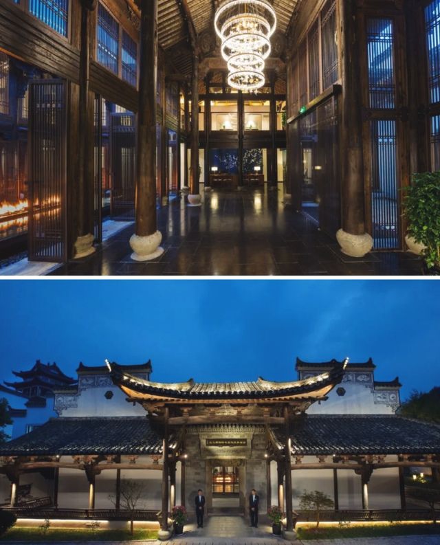 武義·璟園蝶來望境古典宅院深處的私湯酒店。