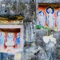 巴中一日遊@南龕石窟風景區