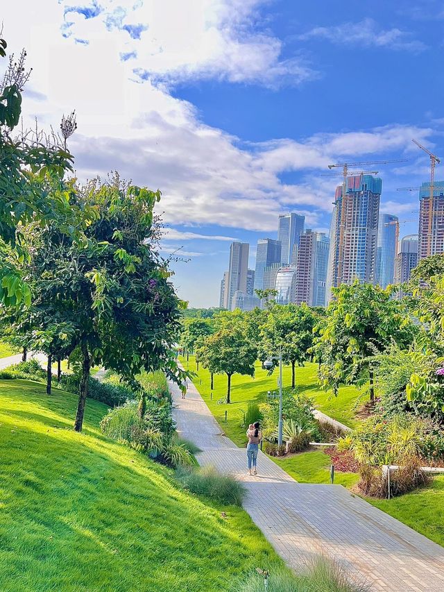 深圳桂灣公園｜人少巨舒服，宮崎駿漫畫公園花又開了！