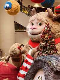 🎄2024聖誕香港金鐘太古廣場：巨型萌獸織毛衣