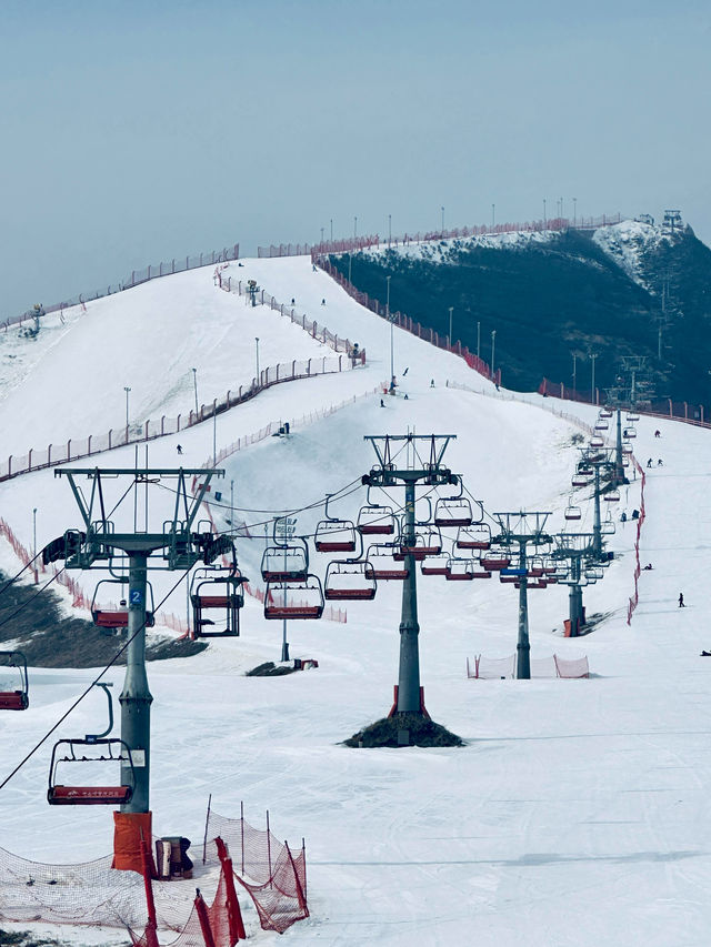 保定滑雪天花板七山滑雪場滑雪絕絕子