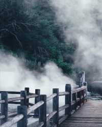 日本雲仙市 | 雲仙地獄—蒸汽彌漫嘅神秘溫泉景觀 