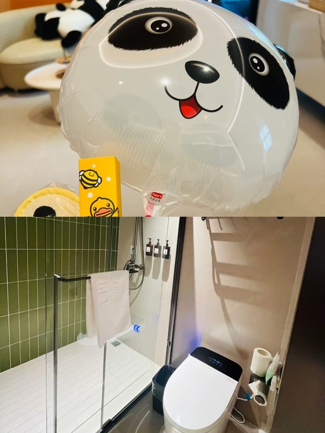 這家以熊貓為主題的酒店實在太有氛圍感了