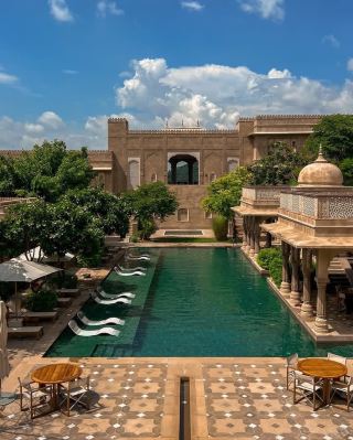 Resort Converted from a 14th-Century Indian Fort