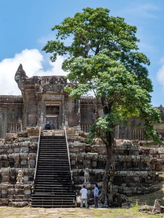 The Sky Temple Preah Vihear on the Cambodia-Thailand Border