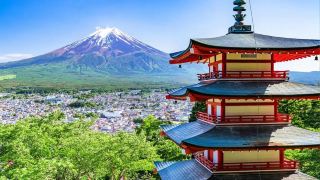 Tokyo Departure: [Mount Fuji, Oshino Hakkai, Hot Spring Experience]