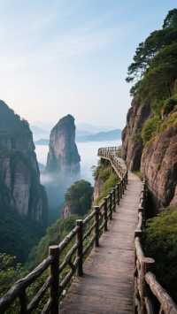齊雲山道教秘境懸崖棧道敢挑戰？輕奢週末微旅行