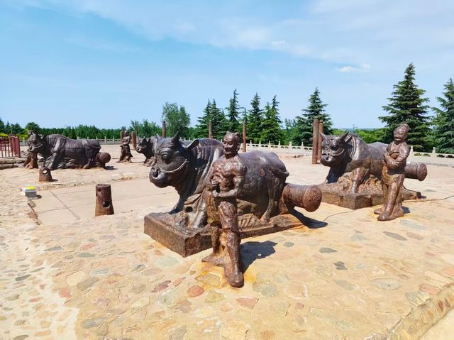 盛唐天下黃河第一橋——蒲津渡鐵牛 盛唐天下黃河第一橋——蒲津渡鐵牛