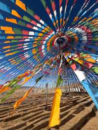 祁連山秋冬奇遇：從色彩派對到靜默雪國 