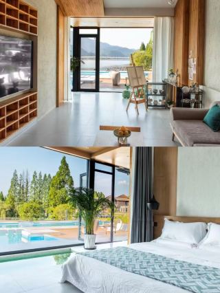 A Poetic Abode on the Banks of the Fuchun River | Sunset at Qingye B&B