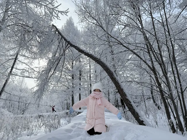 人生第一次在雪林裡騎馬,童話阿爾山 人生第一次在雪林裡騎馬,童話阿爾山