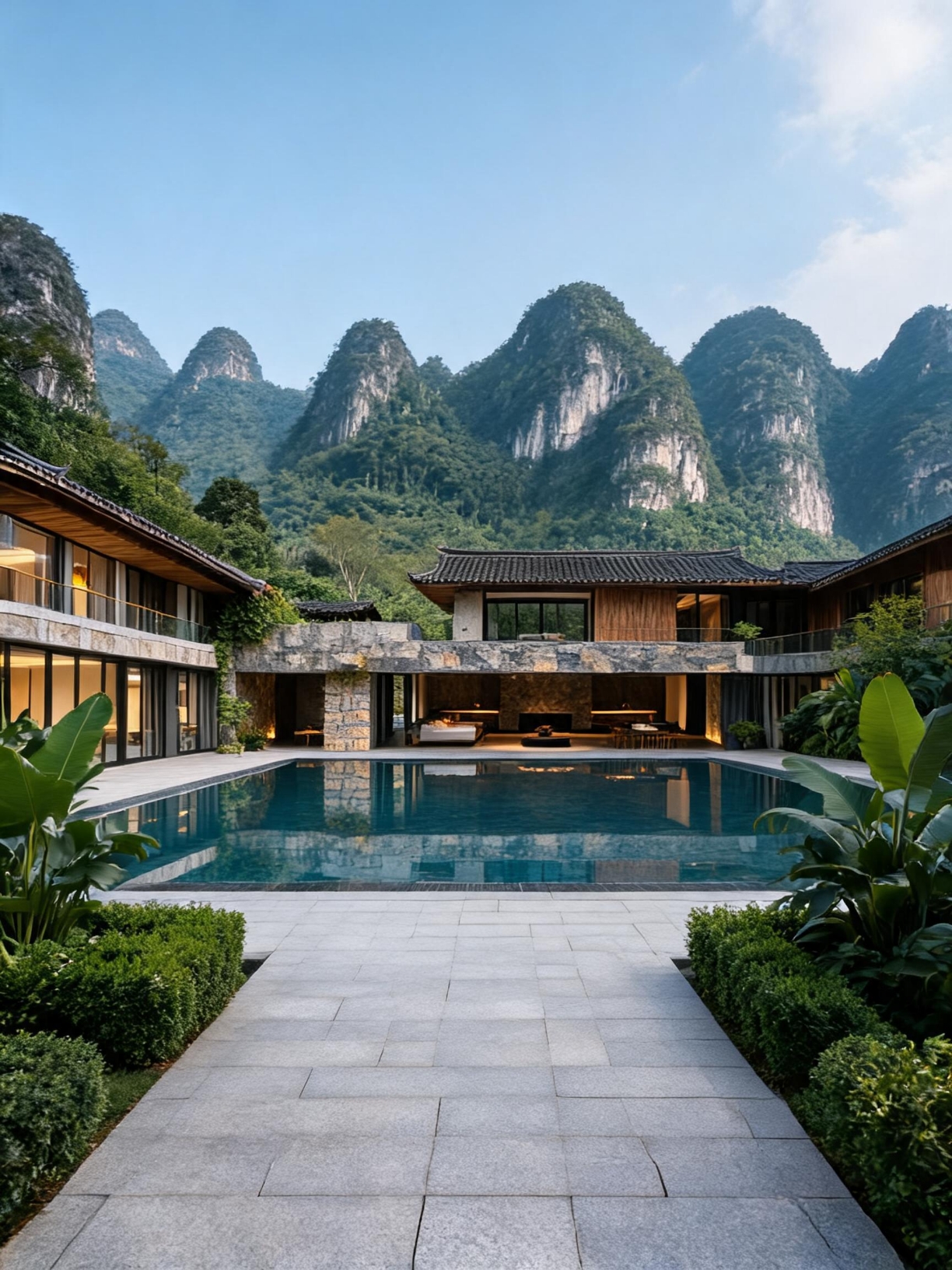 來黔西南住進峽谷腳下的小院，一天集齊地縫瀑布與萬峰湖日落