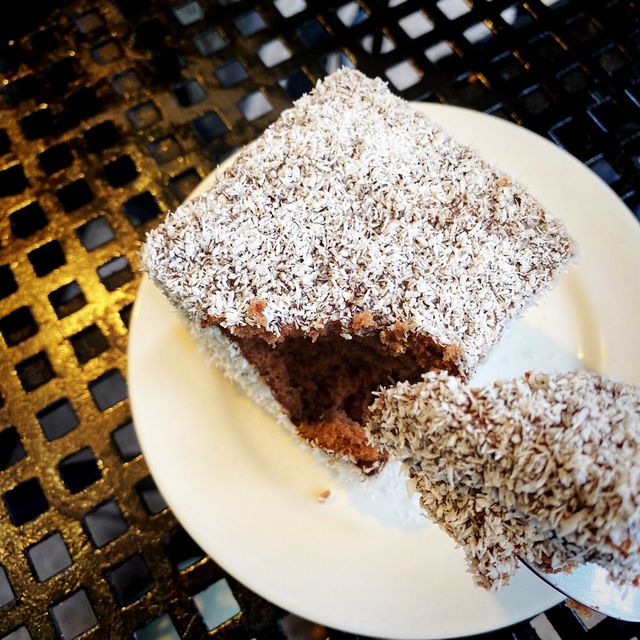 Choc-o-licious Lamington at Baker & Cook 