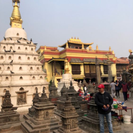 カトマンズのSwoyambhu Mahachaitya