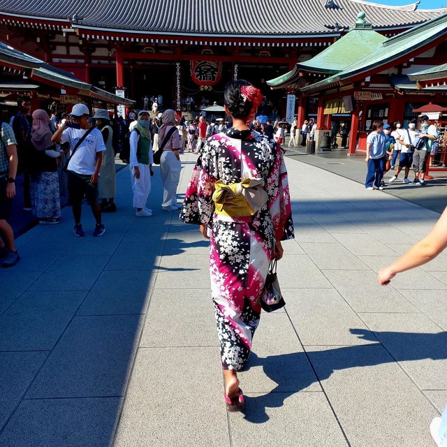 kimono 👘 experience in Asakusa 
