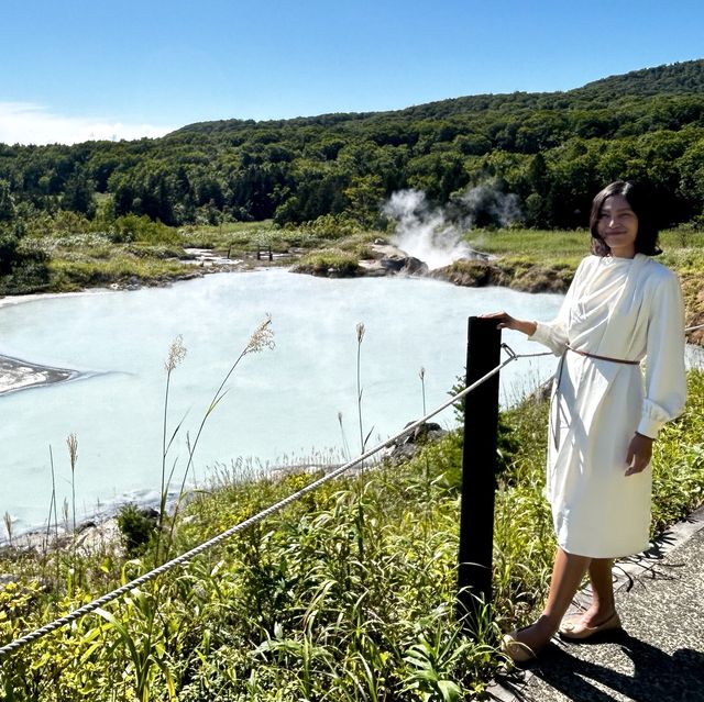 Oyunuma Onsen pond 