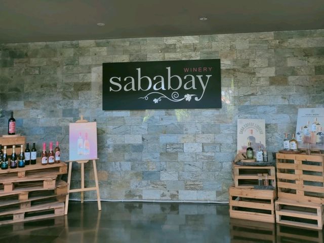 Wine at Sababay Winery 