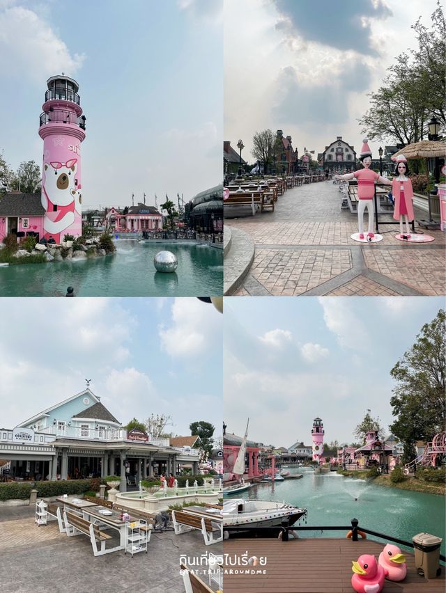 ถ่ายรูปธีมสีชมพูสุดคิวท์ที่ Chocolate Ville💕