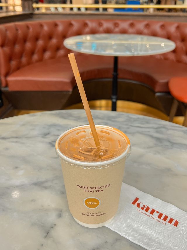 曼谷emquartier商場的泰奶飲品推薦: 🍹🍹超贊口感! 🥳
