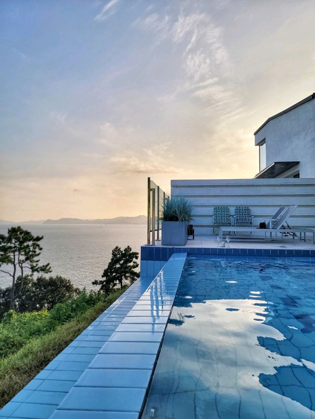 노을이 지면 더 낭만적인곳! 남해풀빌라로 강추💛