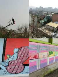 街全体が写真映えスポットになっている壁画村😍🎨💖【韓国】