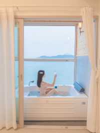 오션뷰를 바라보며 스파를 즐길 수 있는 여수 숙소💙