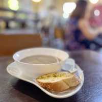 A cafe with 2nd longest table  