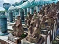 สักการะพระนอนองค์ใหญ่ วัดนันโชอิน ฟุกุโอกะ