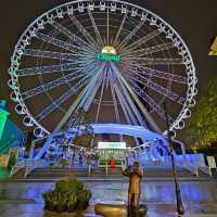 Evening at Chao Phraya River with Malls