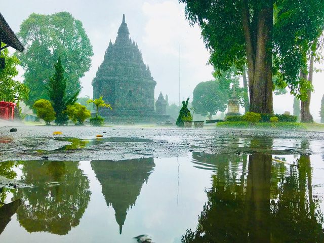 Graceful Beauty of Indonesia's Temple.