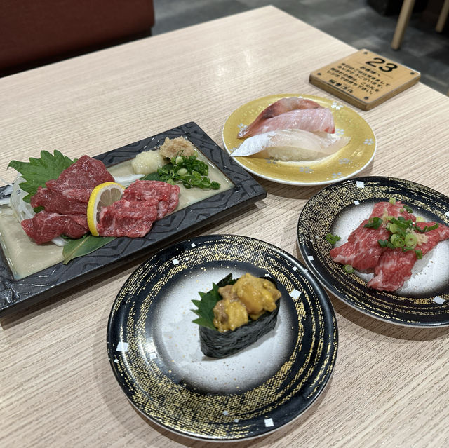熊本站迴轉壽司晚餐😎