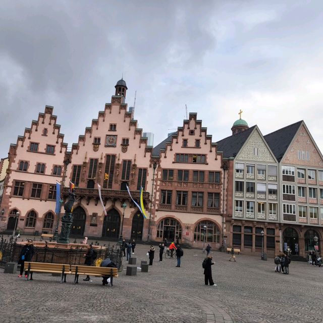 view of old town Frankfurt 