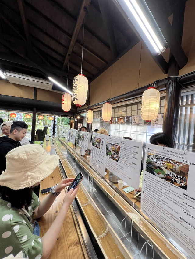 日本高千穗峽 趣味好吃流水麵