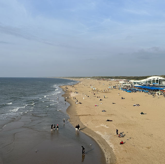 Panoramic view of the North Sea