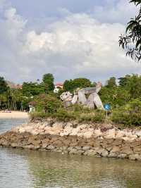 Seeking the 4 giant trolls on Sentosa’s Palawan Beach 