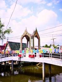 🍘ตลาดน้ำประชารัฐ บางใบไม้