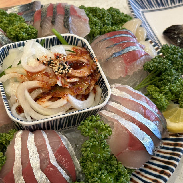 고등어회가 맛있는 제주도 애월 횟집 회가서쪽에서뜨겠네