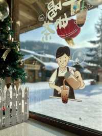 คาเฟ่น่ารัก ☃️สวยเกร๋ไม่แคร์ AI @Snow town ฮาร์บิน
