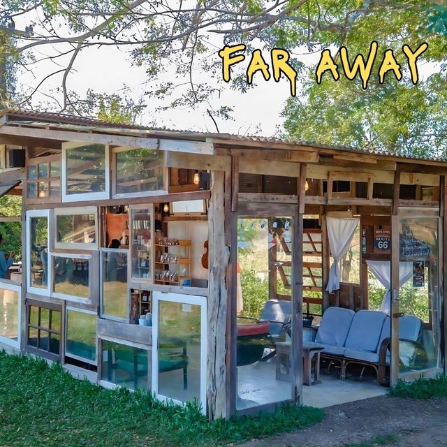 🍹FAR AWAY คาเฟ่เล็กๆ สไตล์แคมป์ปิ้ง