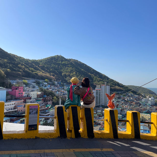 釜山の絶景！甘川文化村　BTSの壁画