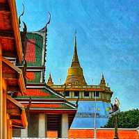 วัดสระเกศ (ภูเขาทอง) สักการะพระบรมสารีริกธาตุ