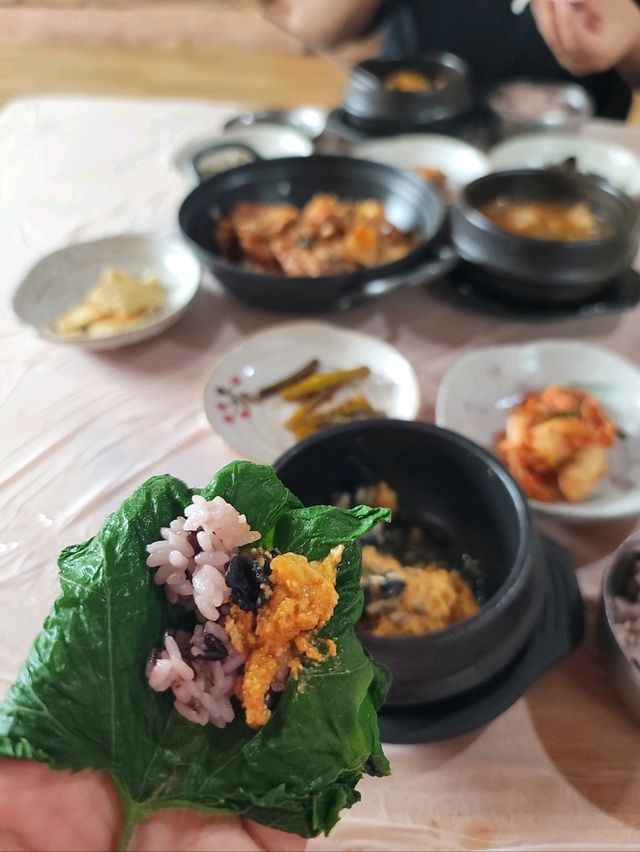 인생 우렁쌈밥집을 만난 당진여행🩵
