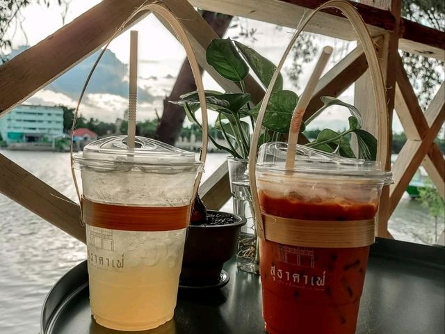 🍮คาเฟ่ริมน้ำแม่กลอง @สมุทรสงคราม