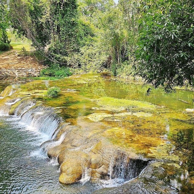 น้ำตกมวกเหล็ก ร้านเด็ด สระบุรี วิวน้ำตก 