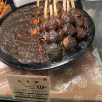 다양한 종류의 당고를 맛보았어요