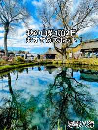 【秋の山梨1泊2日旅】 リフレが素晴らしいおすすめスポット！